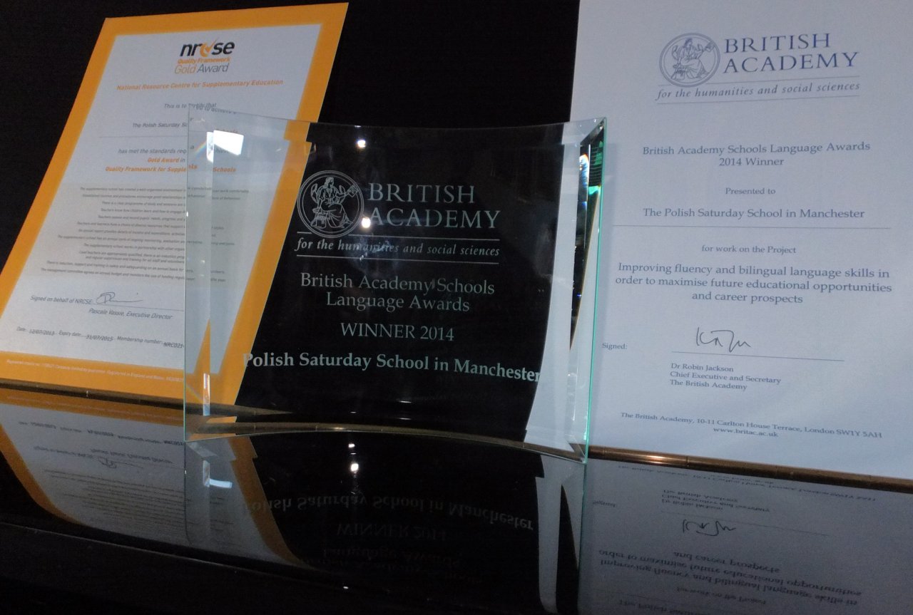 British Academy and NRCSE Gold Awards